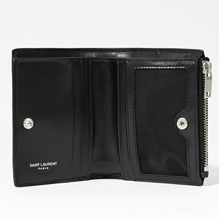 未使用級✨SAINT LAURENT サンローラン ブラック 財布 レザー 【公式通販】