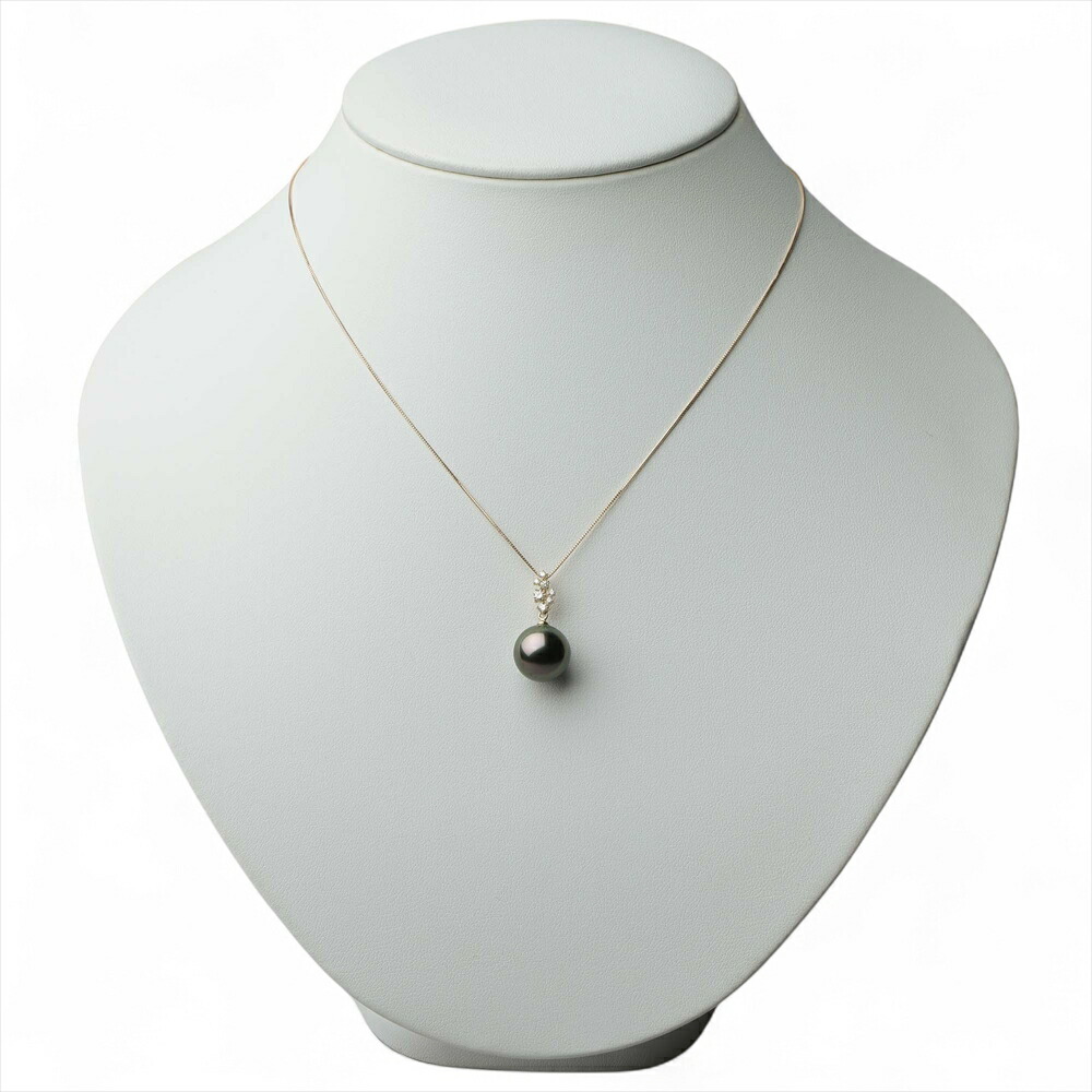 楽天市場】《Tahitian+》 タヒチ黒蝶真珠 ペンダントトップ 11mmUP