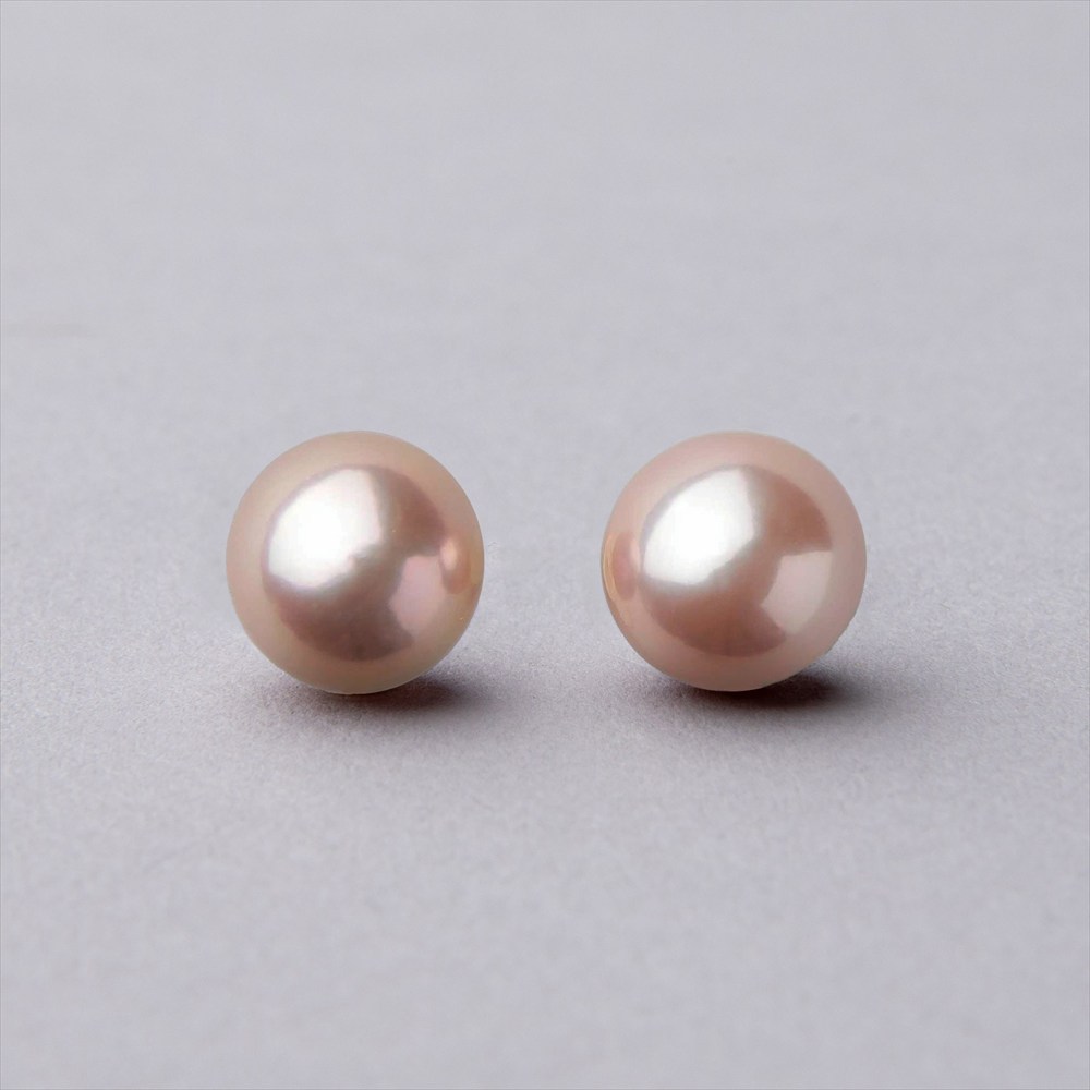 楽天市場】【WEB限定】《Bubble》 淡水真珠 ピアス ピンク 8.5mmUP