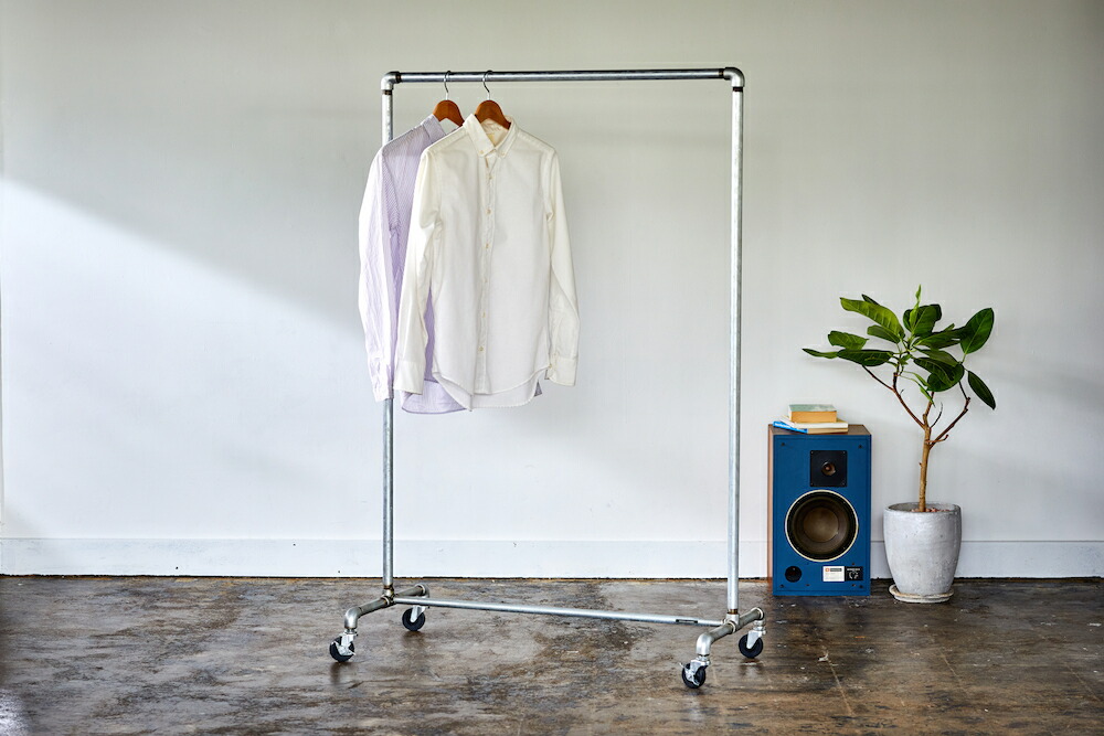 アンティークシルバーハンガーラック店舗向け