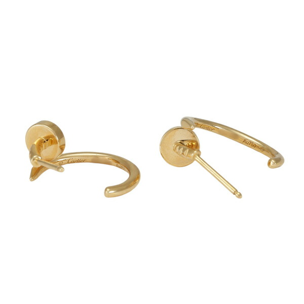 楽天市場】カルティエ ジュストアンクル K18イエローゴールド ピアス