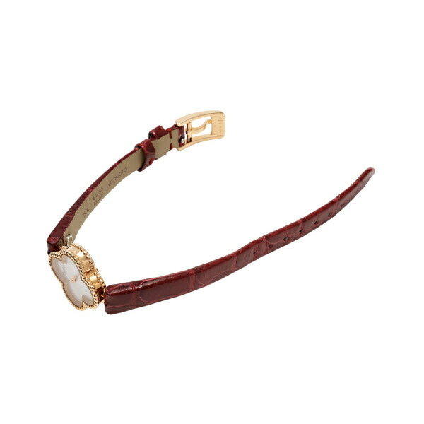 ヴァンクリ スウィートアルハンブラウォッチ 替えベルト 白 ヴァンクリ