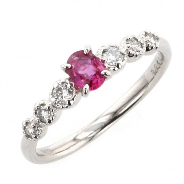 ルビー ビルマ産の極上ルビーリング ⭐明日までの特別価格にお値下げ