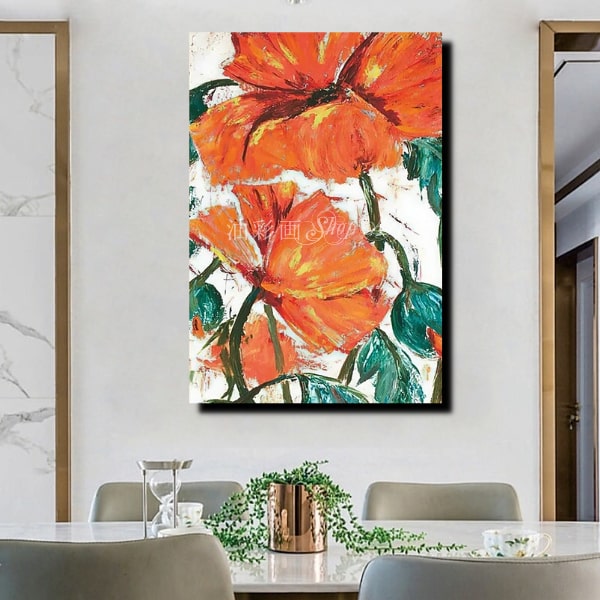 楽天市場】【絵画】【壁掛け】【手書きの油彩画】【油絵】【お花】【絵