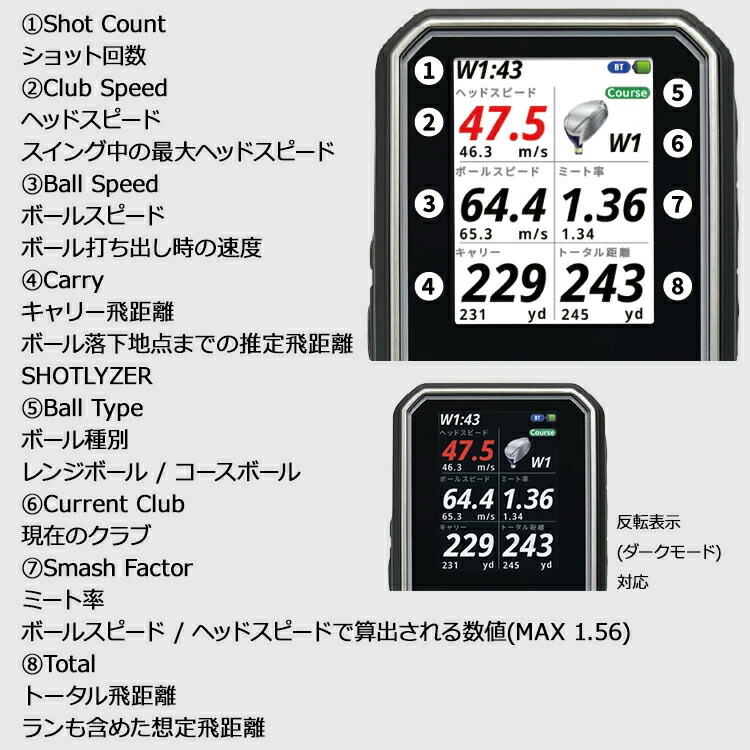 楽天市場】ショットナビ ゴルフ Shot Navi SHOTLYZER ショットナビ