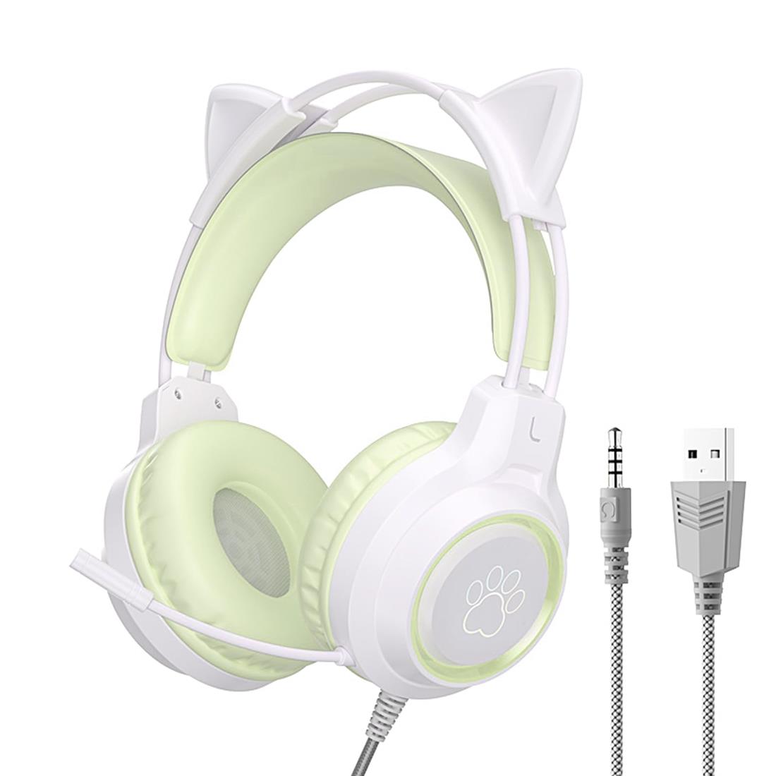 YOWU 猫耳ゲーミングヘッドセット Amazon.co.jp: YOWU 猫耳ヘッドホン4