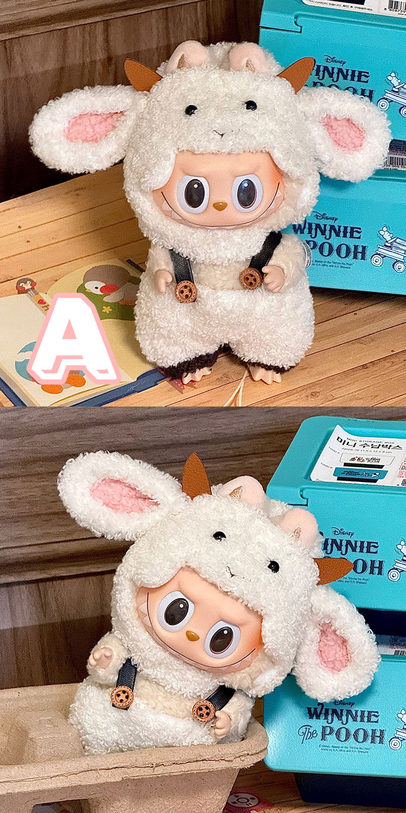 楽天市場】【 2着 /4着 セット】ぬいぐるみ用服 LABUBU ラブブ 17cm