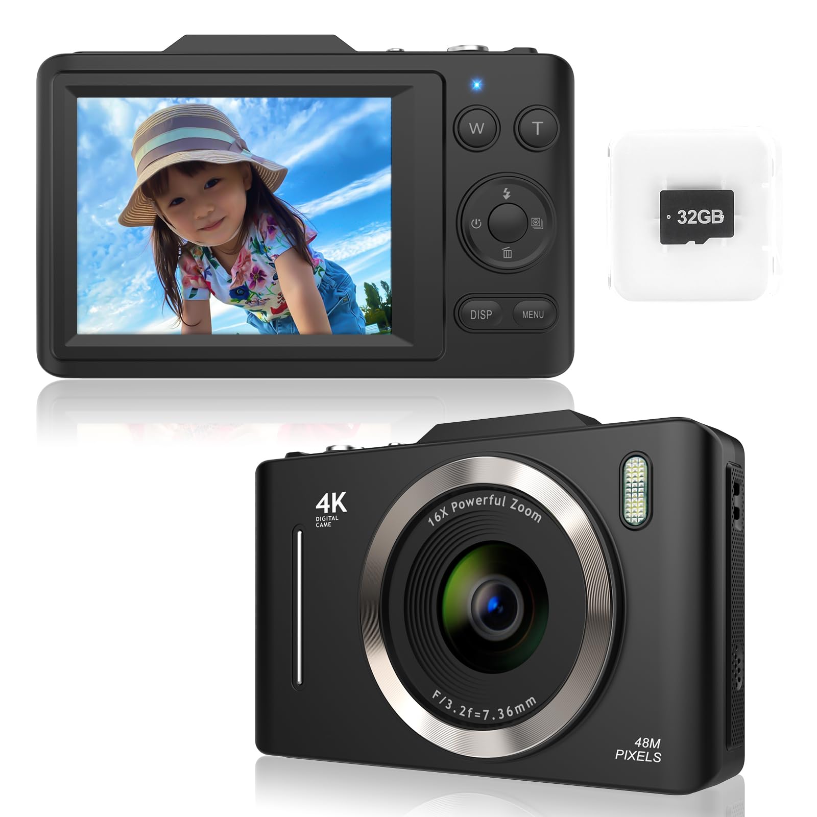 楽天市場】デジカメ 4k デジタルカメラ ポケットカメラ コンパクト