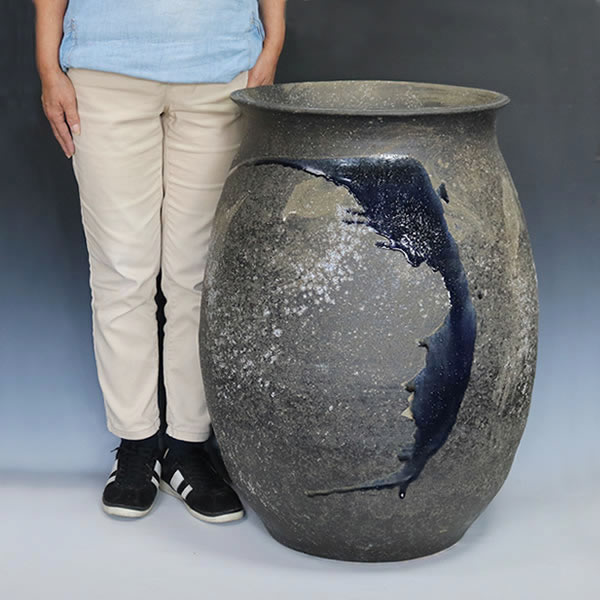楽天市場】大壷 信楽焼 つぼ 大ツボ 陶器 つぼ 花瓶 しがらき焼き