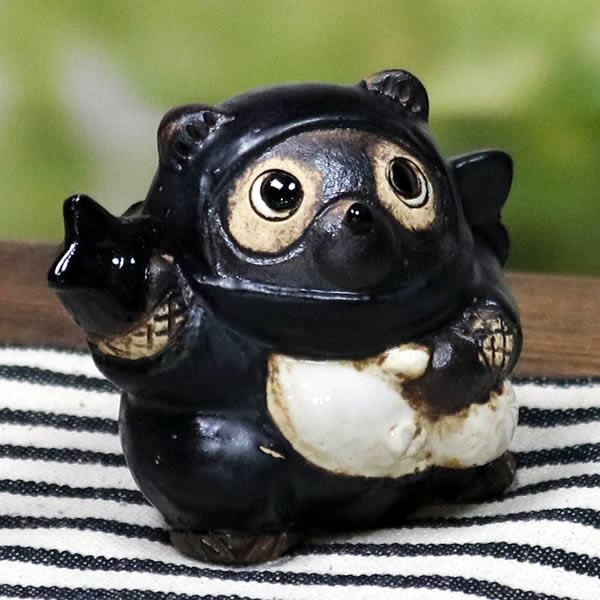 楽天市場】【今だけ限定10%OFFクーポン配布中】信楽焼 忍者たぬき（小