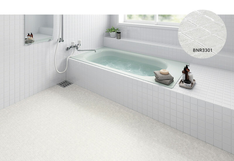 楽天市場】東リ 浴室床用ビニル床シート 「バスナリアルデザイン