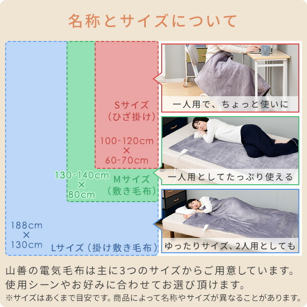 楽天市場】ハンズフリー ブランケット 電気毛布 180×110cm YMK-SMH40