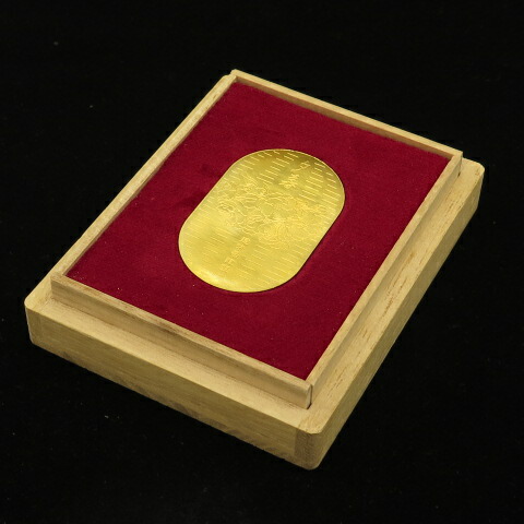 楽天市場】【 純金 】平成桜小判 造幣局製純金メダル 平成7年 純金15g