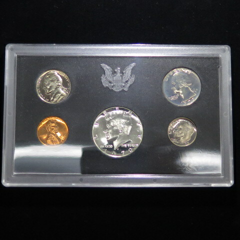 楽天市場】アメリカ ミントセット 50セント銀貨1枚入りプルーフ5点