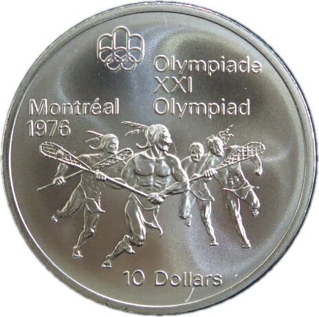 楽天市場】カナダ モントリオールオリンピック「ラクロス」記念10ドル
