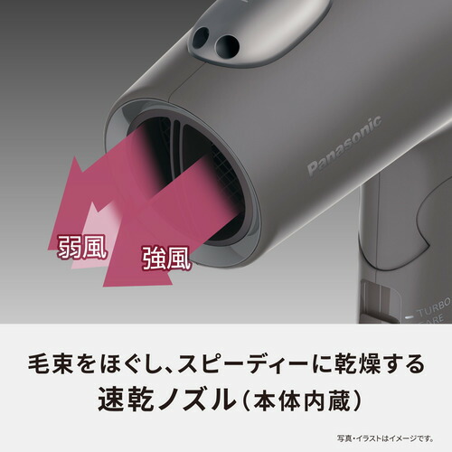 楽天市場】パナソニック EH-NE7N-H ヘアードライヤー イオニティ
