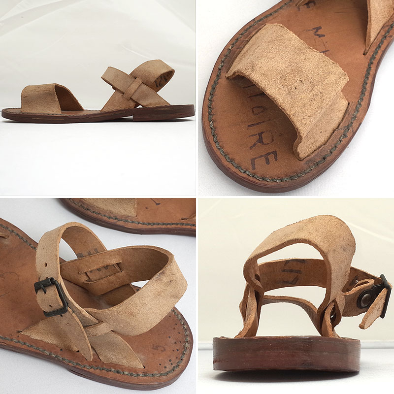 楽天市場】フランス軍 レザーサンダル 1stモデル デッドストック