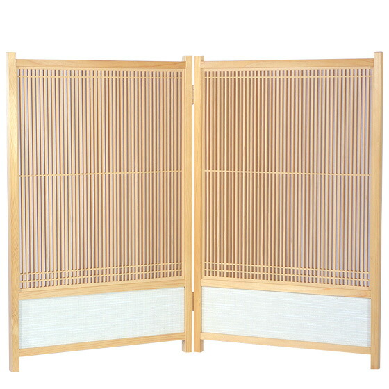 楽天市場】組子 格子飾り屏風 2連 屏風ついたて パーテーション つい
