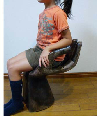 楽天市場】☆レビューで特典☆【4月中旬入荷予定】手のスツール(左手