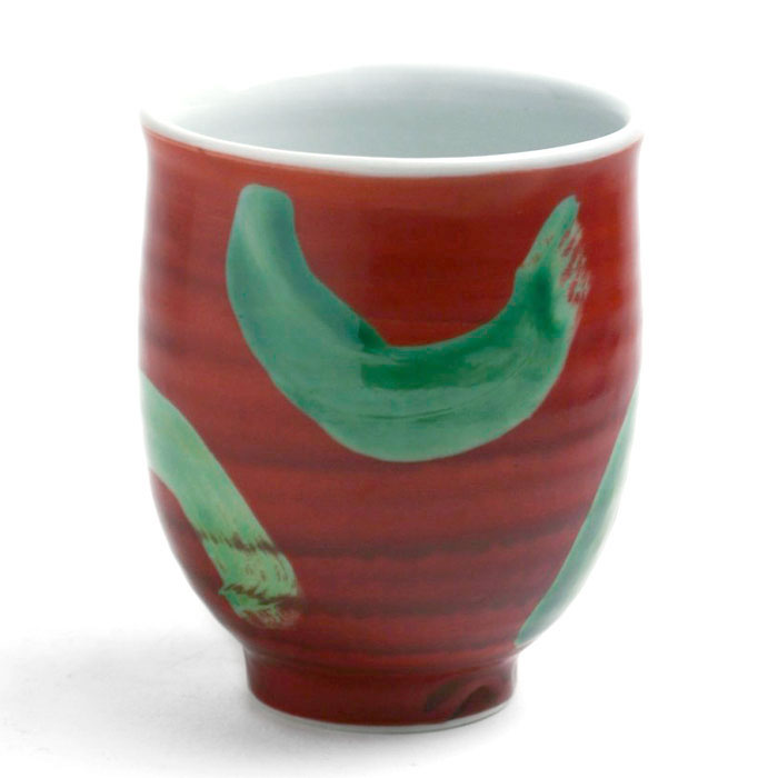 九谷焼須田菁華造赤絵人物湯呑み 湯呑・須田菁華 商品一覧 - 和食器の