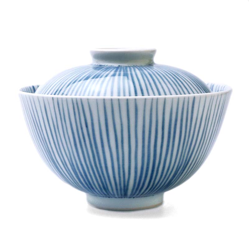 楽天市場】染付：麦わら手蓋付小丼・土山敬司《どんぶり・蓋物・320ml