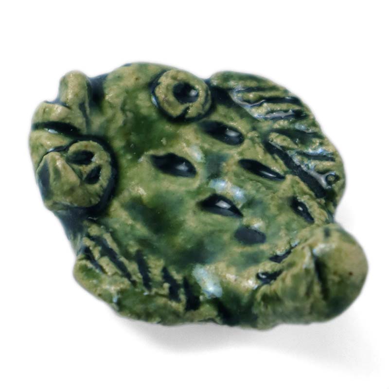 shuiyemikioです。魚 織部焼 箸置 shuiyemikioです。魚 織部焼 箸置