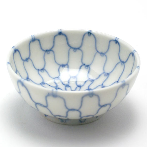 楽天市場】染付天啓網猪口・阪東晃司《小付・6.2cm》 : 和食器の愉しみ