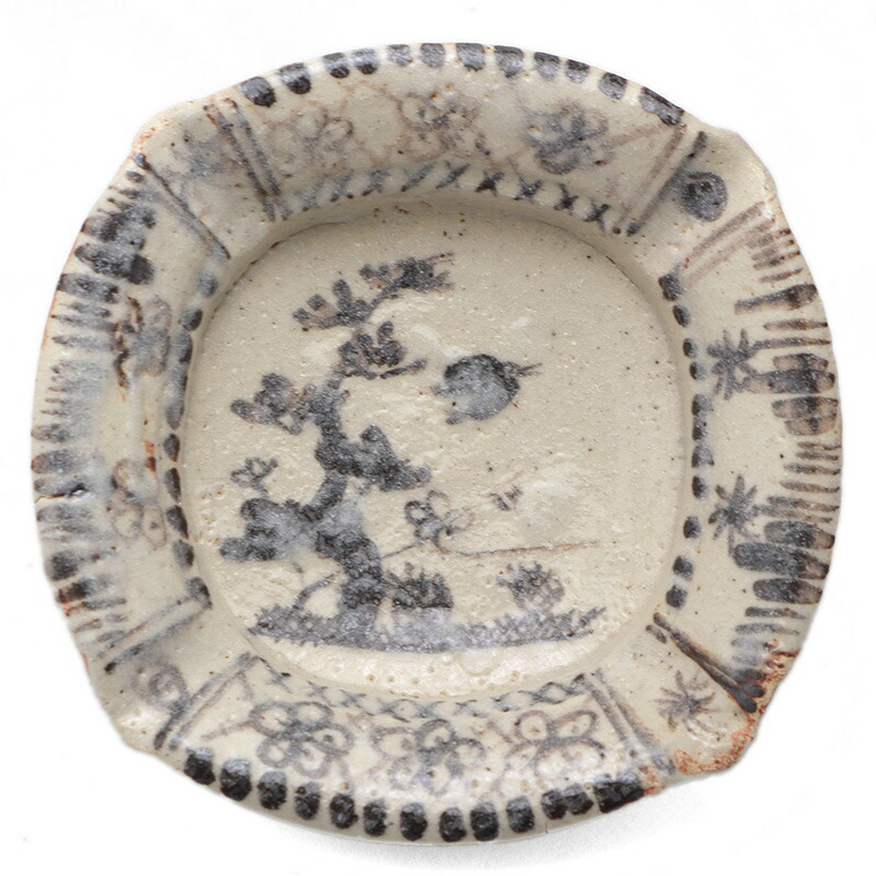 楽天市場】志野焼：志野松鳥文向付・瀧川恵美子《小鉢・15.5cm》 : 和