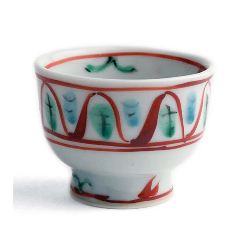 IDnet 九谷焼 須田菁華造 色絵椿酒盃 共箱(木工、竹工芸)｜売買された