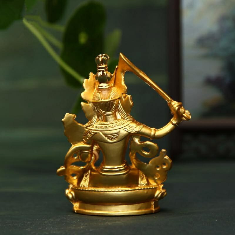 オールドチベット仏教 銅製 ドルジェマハカラカラチャクラ仏像 お守り