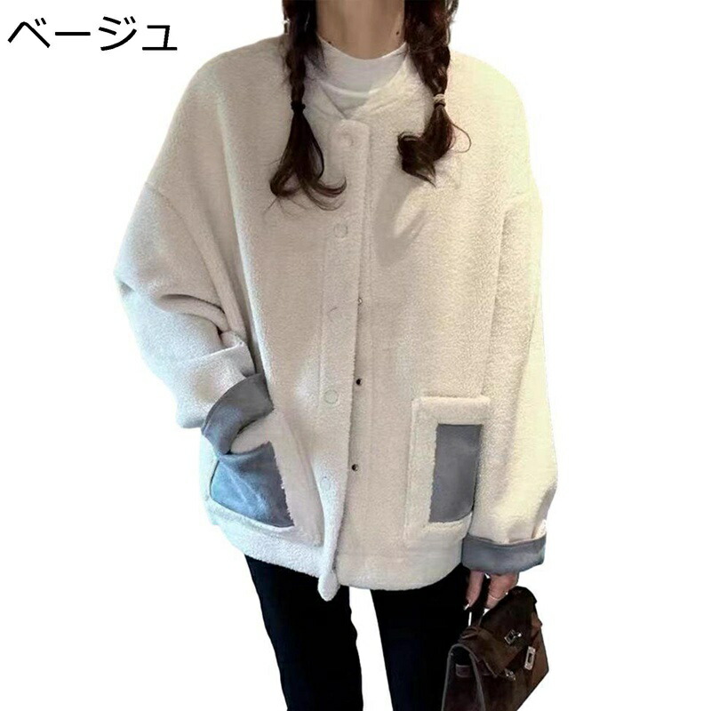 楽天市場】【20%OFFクーポン〜】スエード ボアジャケット 冬