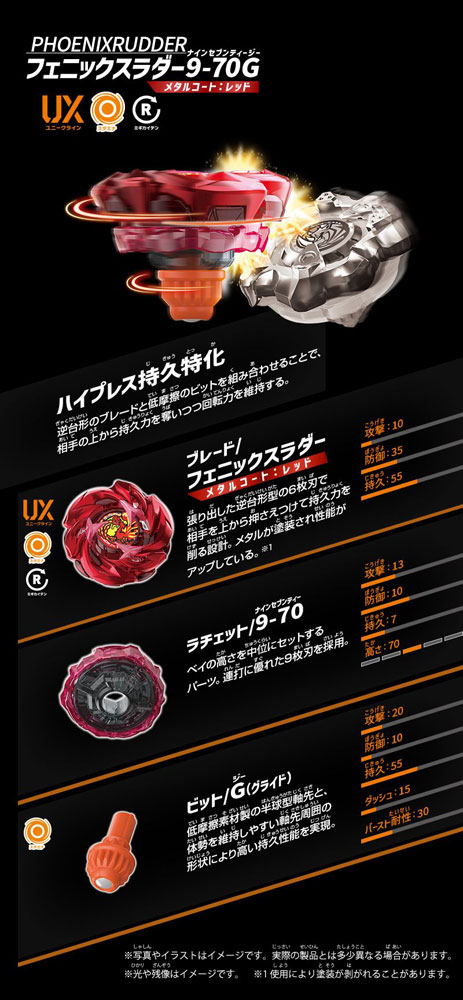 楽天市場】【送料無料!】 ベイブレードX BEYBLADE X UX-07