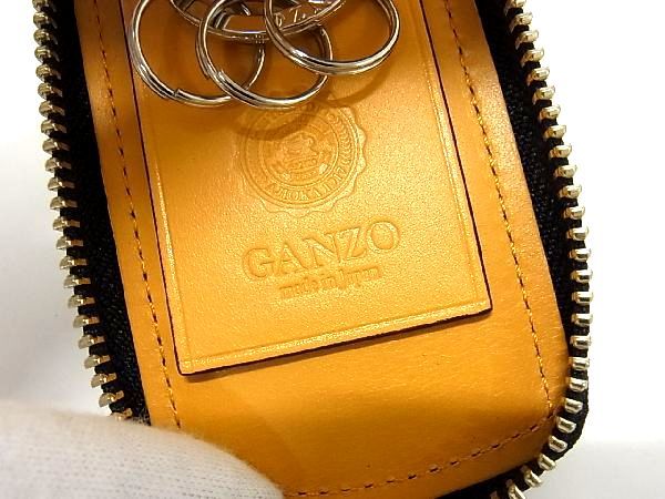 楽天市場】□新品同様□ GANZO ガンゾ レザー 3連 キーケース 鍵入れ