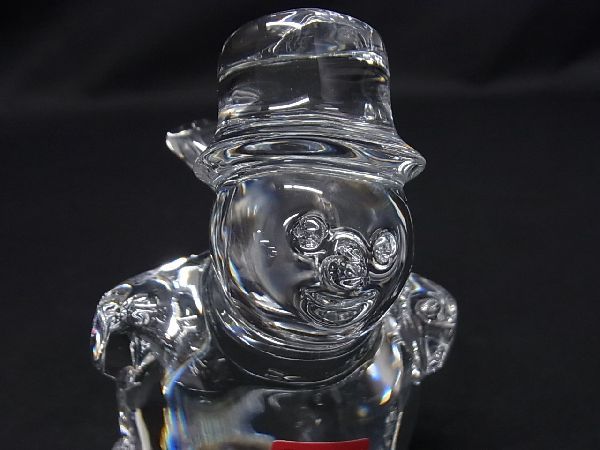 楽天市場】□新品同様□ Baccarat バカラ クリスタルガラス スノーマン