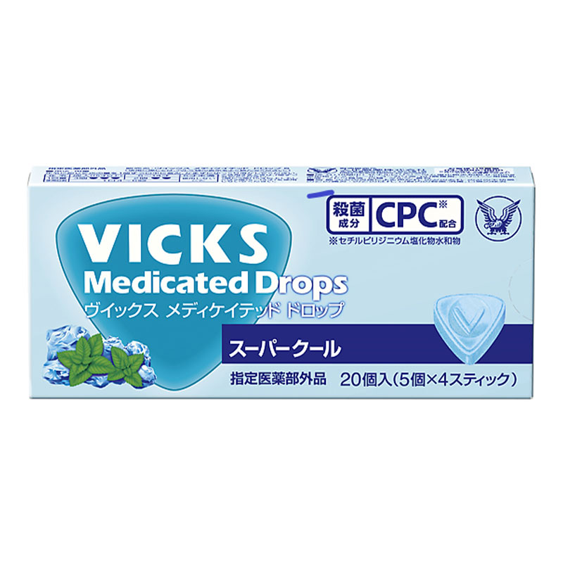 楽天市場】大正製薬 VICKS ヴィックス メディケイテッド ドロップ