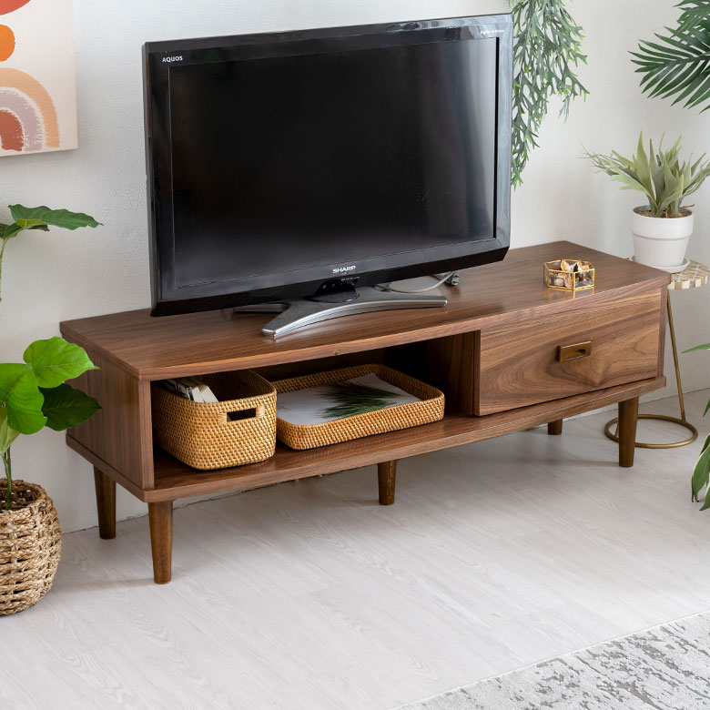 11月末まで】ビンテージ木製テレビ台 ブラウン ウォルナット
