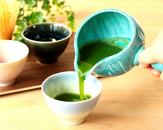 楽天市場】美濃焼 手付き 抹茶碗 ターコイズブルー340ml 日本製 陶磁器