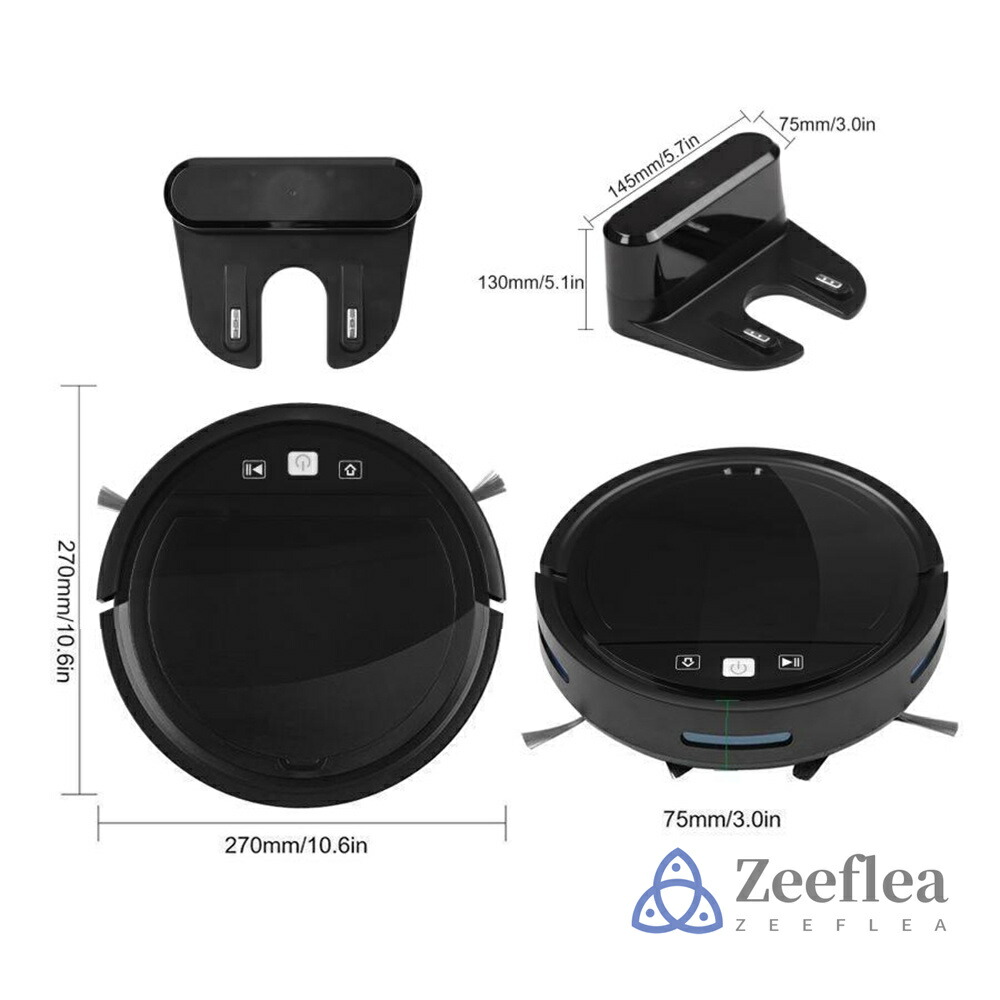 楽天市場】【楽天1位】ロボット掃除機 3000Pa 強力吸引 水拭き 2in1 高