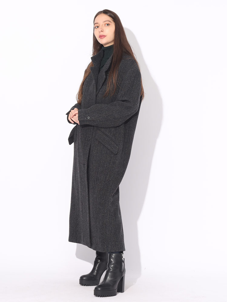 イザベルマラン ロングコート チェスターコート ブラック 【公式通販】