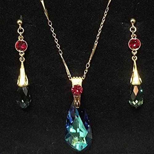 ジブリ美術館限定 ハウルのネックレス、ピアスセット