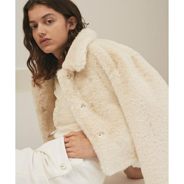 楽天市場】フェイクファー＆ボアコート／ジル バイ ジル スチュアート