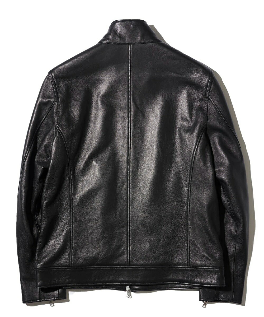 楽天市場】【WEB限定】ラムレザーシングルライダースジャケット