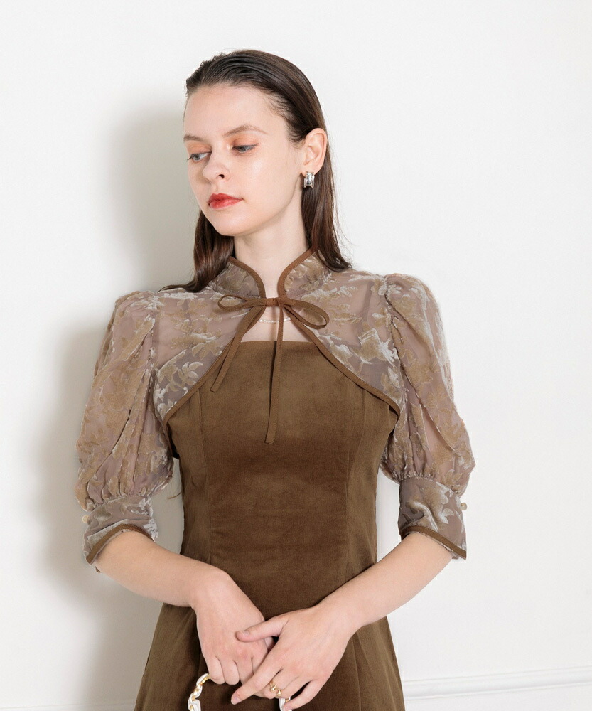 楽天市場】【LEJA】花柄ボレロマーメイドワンピースセットアップ