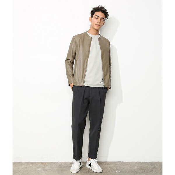 楽天市場】シングルレザーライダースジャケット／アダム エ ロペ