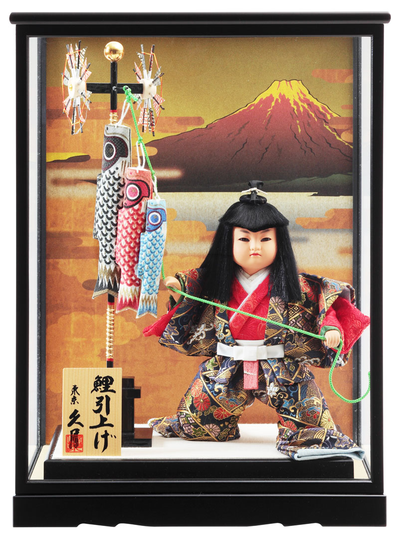 戦前 武者人形 五月人形 時代人形 古い日本人形 木箱 当時物 レトロ