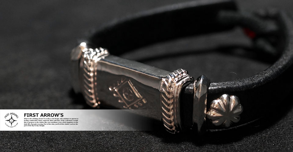 楽天市場】ポイント2倍!!ファーストアローズ レザーカンブレス