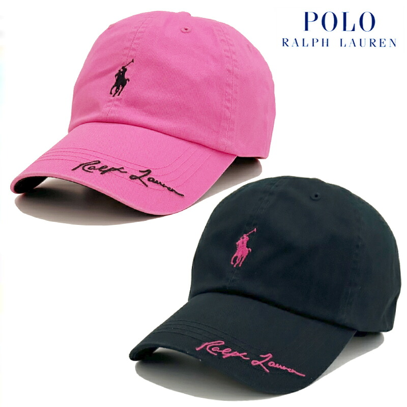 楽天市場】POLO RALPH LAUREN PINK PONY TWILL BALL CAP / CHINO CAP