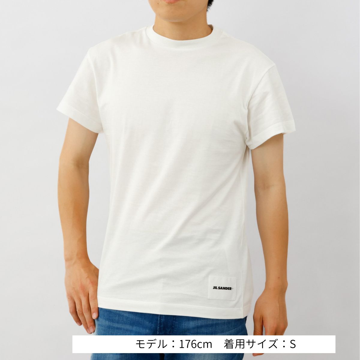楽天市場】ジルサンダー JIL SANDER Tシャツ 半袖 メンズ 同色3枚