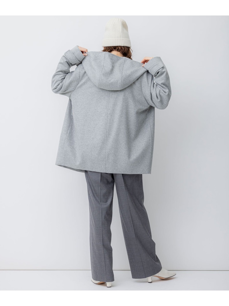 楽天市場】【SALE／30%OFF】ウールカシミヤビーバー フード付き