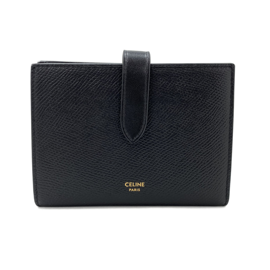 楽天市場】セリーヌ CELINE 財布 二つ折り財布 ミディアムストラップ